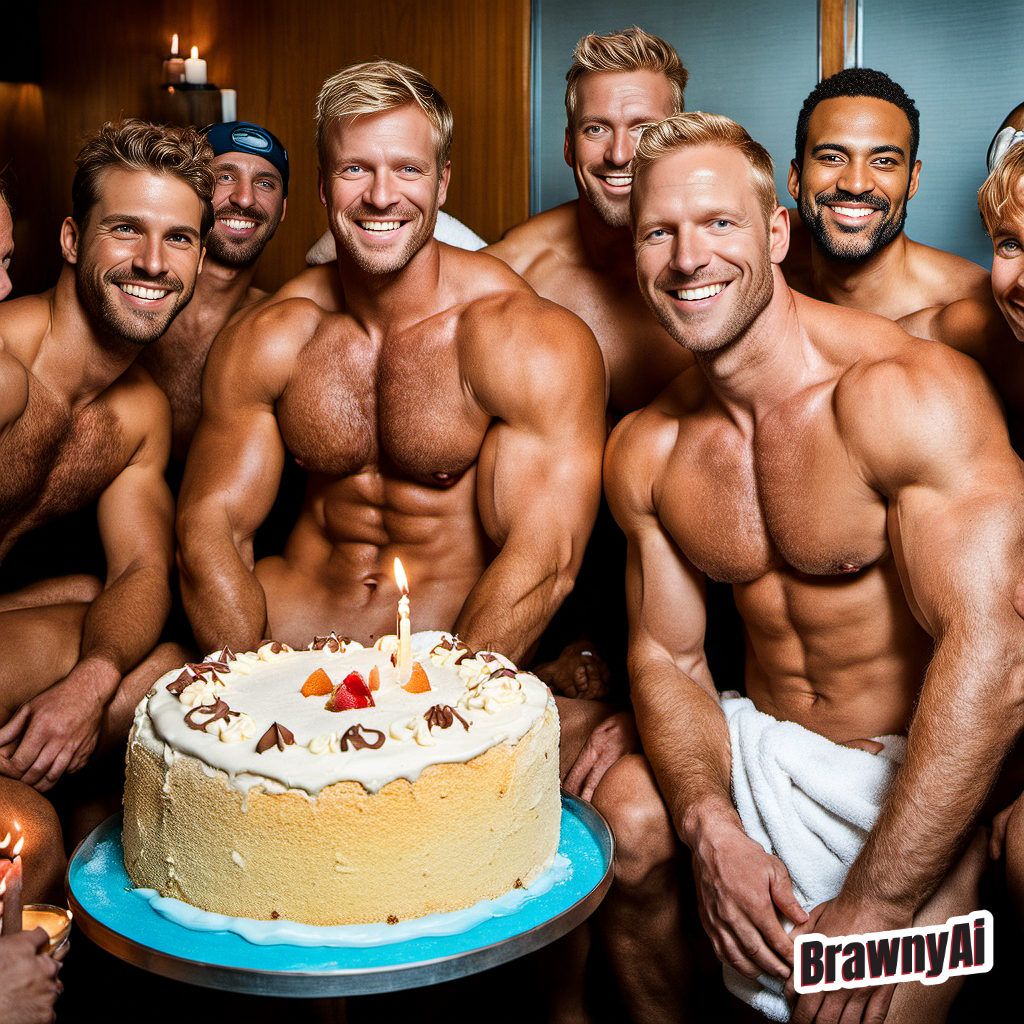 An Exclusive Celebration: BrawnyAi Birthday Week with 💪MightyPro (49 total images various birthday themes)