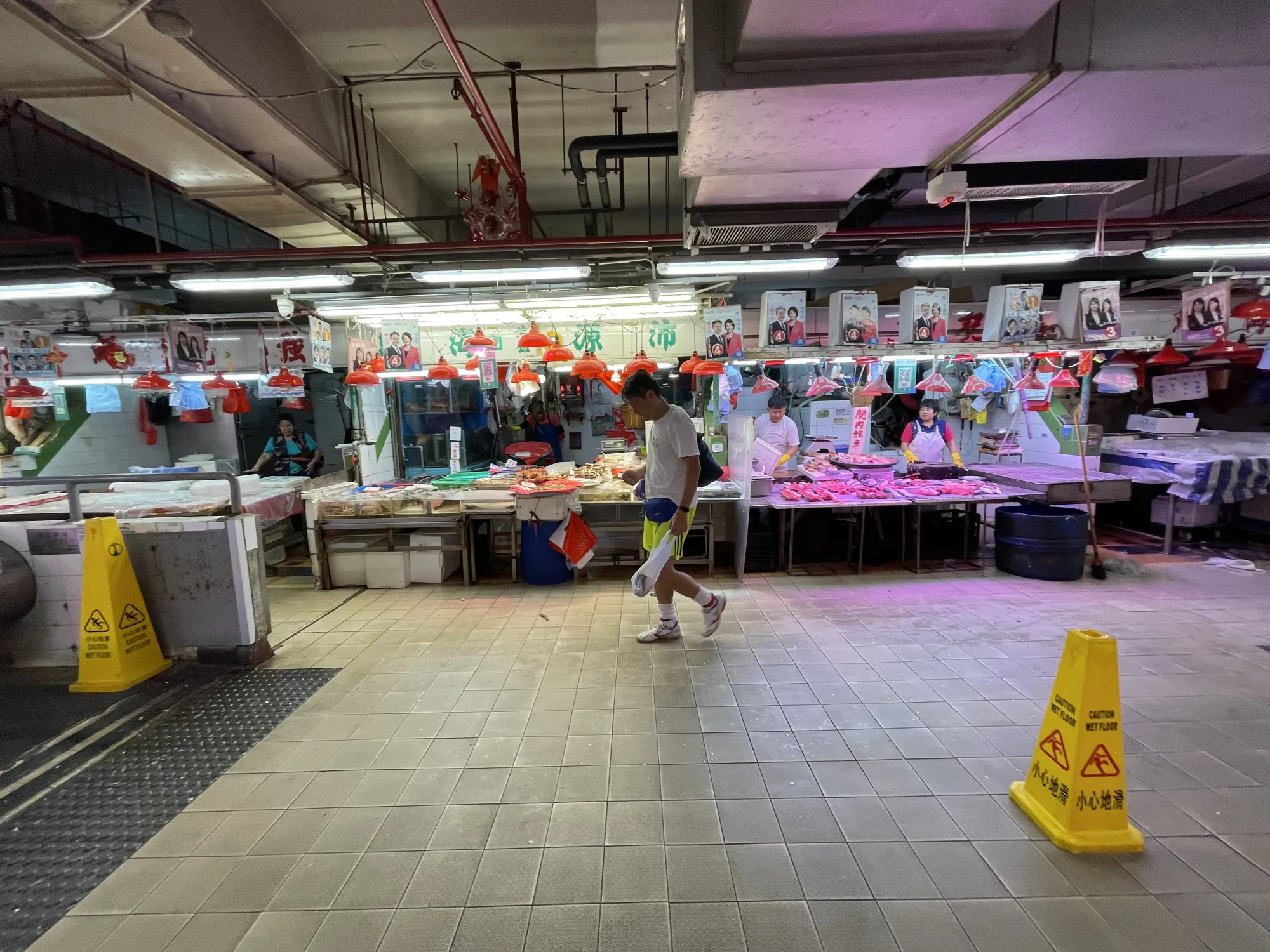 Hunks in Fish Stalls in Hong Kong's Wet Markets