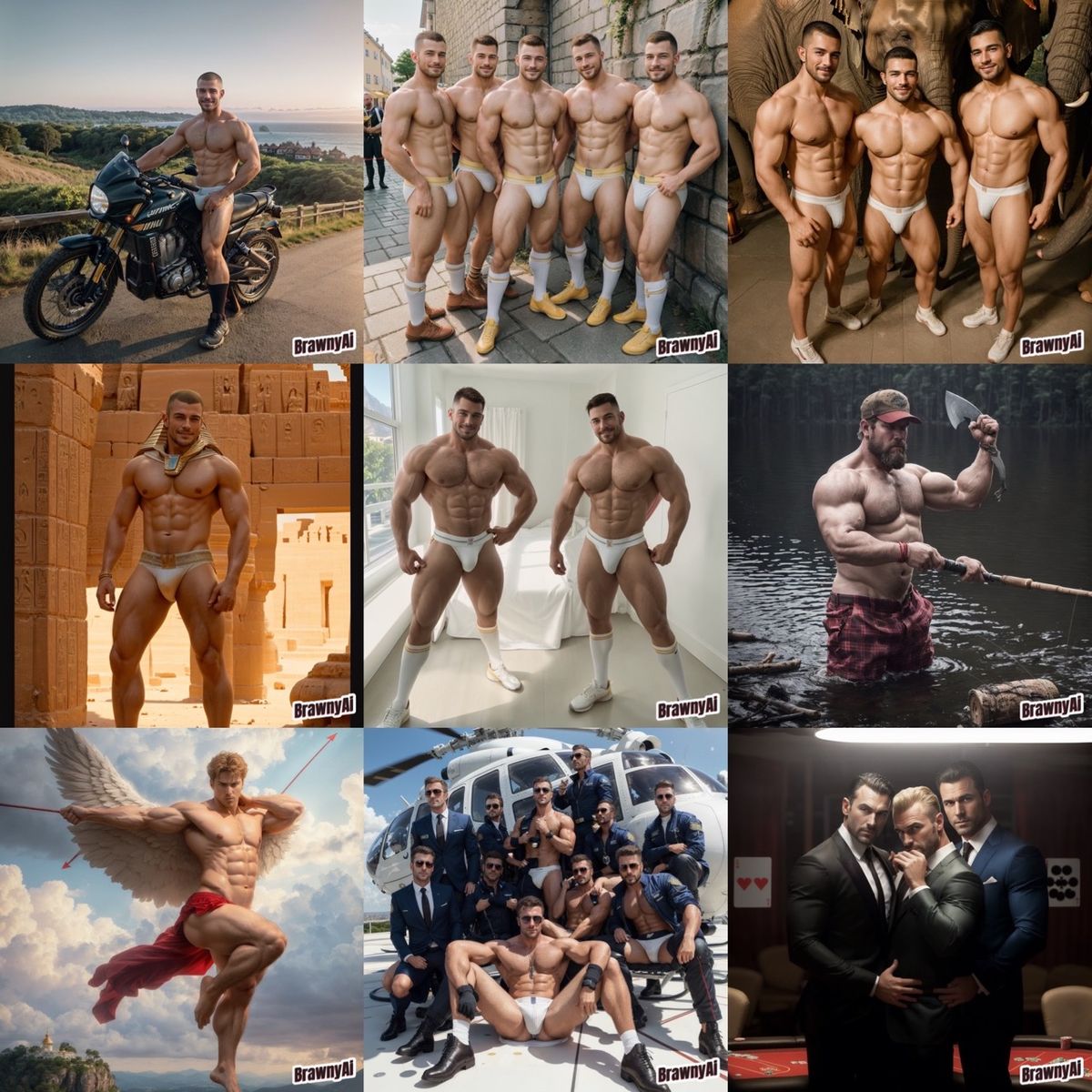 Hunk du Jour: From Rodeo Drive to Rio! A Global Display of BrawnyAi Delights