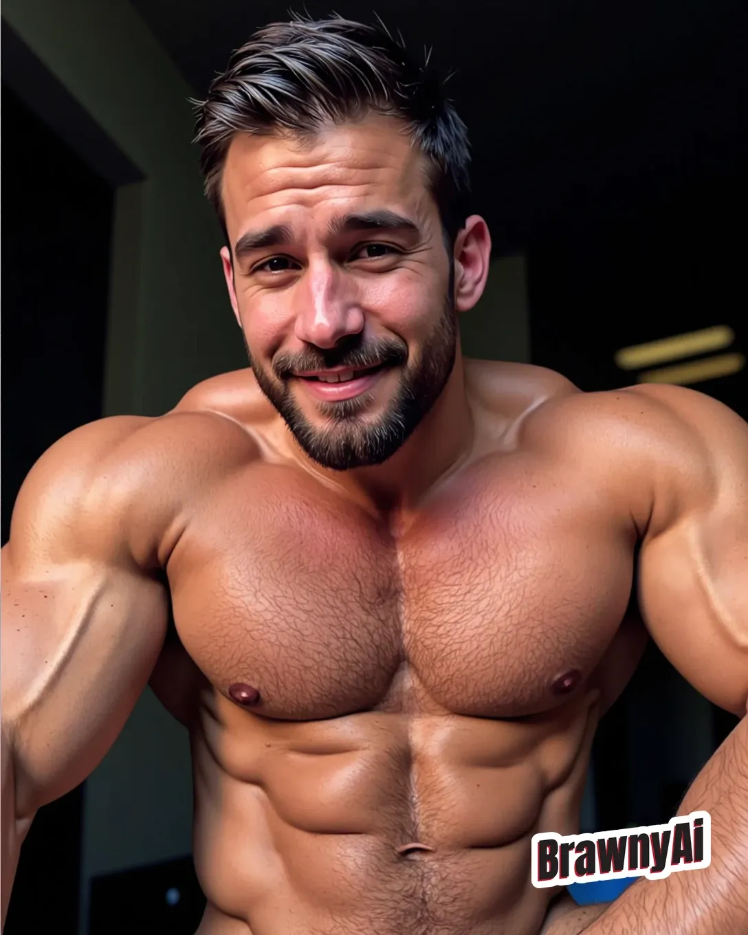 2026-06-05 - Sculpted Flesh & Neon Devotion: The Brawny.Ai Gym Mythos Archive - 24 artworks